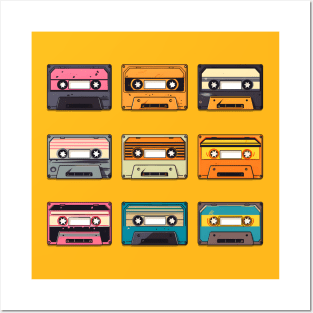 Retro casette tape Posters and Art